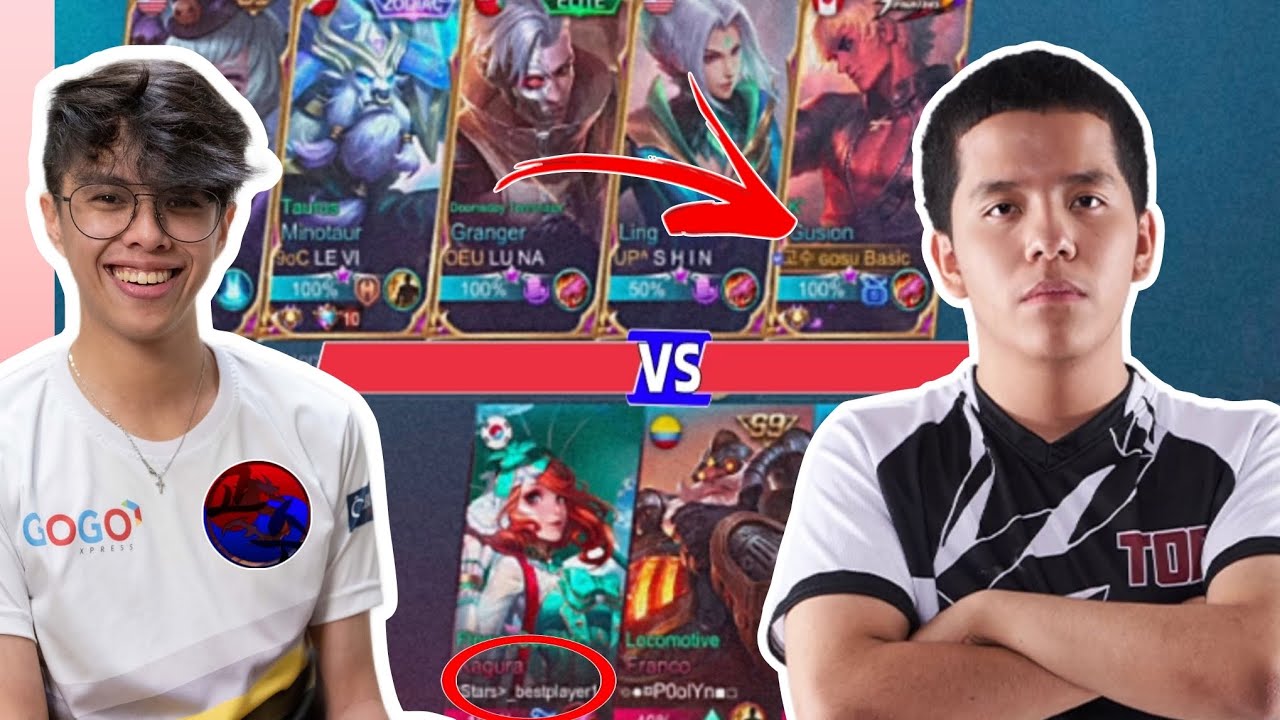 Gosu Basic met Bestplayer1 in rank game🥵  Gusion Vs Kagura🔥