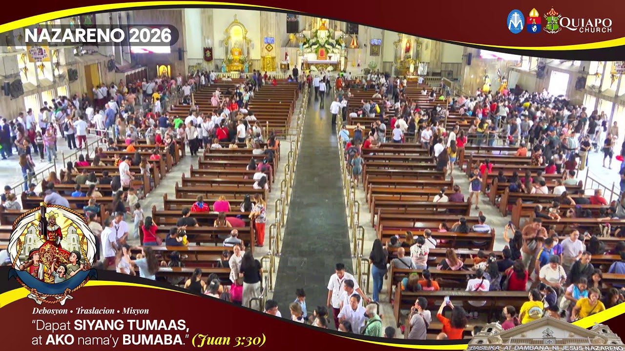 #QuiapoChurch 12:15 PM LIVE MASS • 08 FEBRUARY 2026 • 5th SUNDAY in ORDINARY TIME
