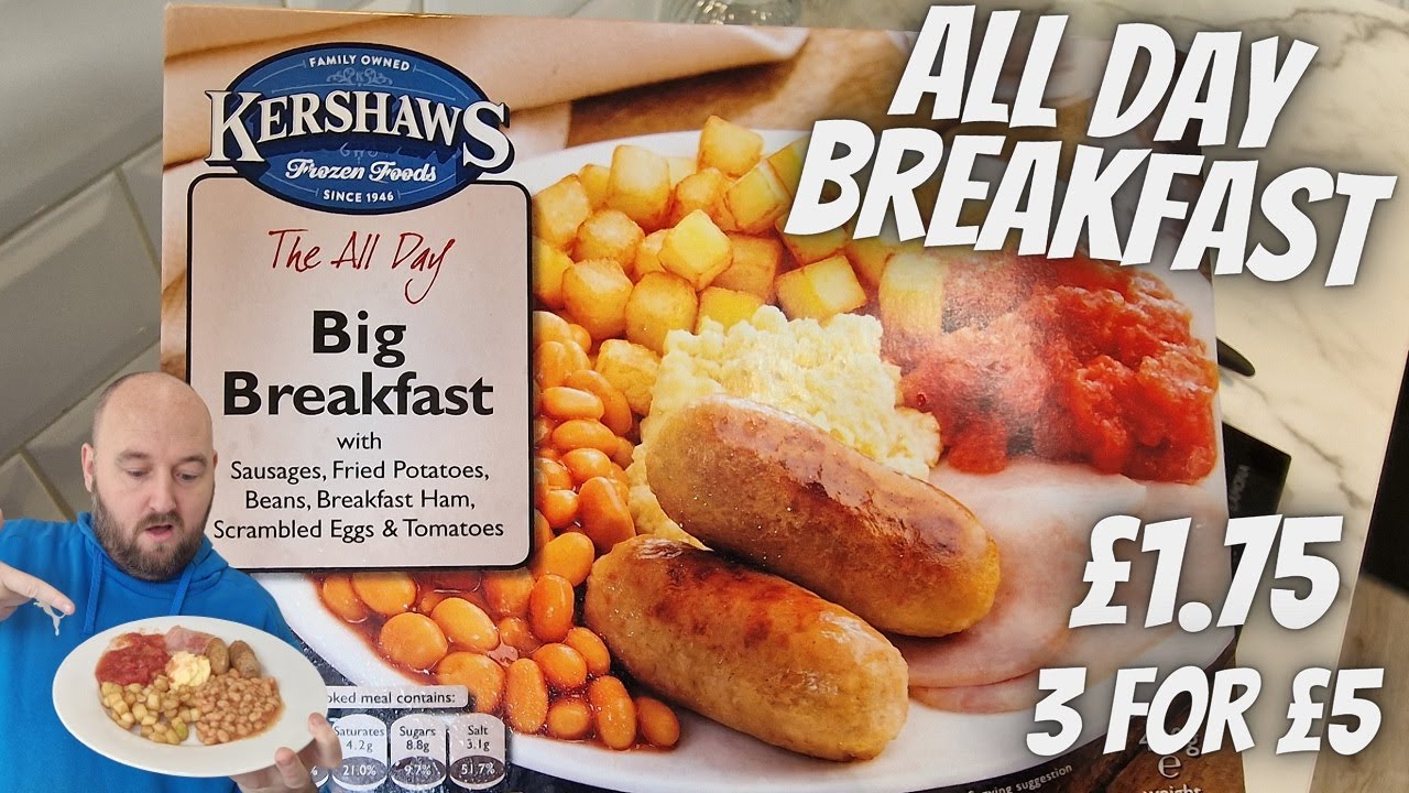 ALL DAY BIG BREAKFAST | Kershaws | FULL ENGLISH BREAKFAST | Morrisons Meal Deal Offer | FOOD REVIEW
