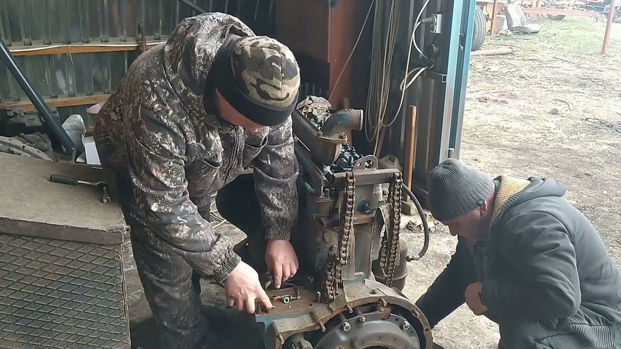 Розбираємо і робимо дефектовку двигуна СМД 22