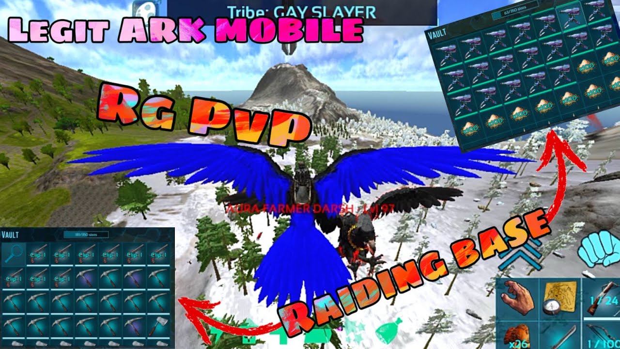 Raiding and Argy PvP 😳🤯 | Ark Mobile PvP