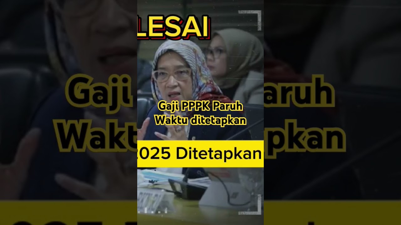 Gaji PPPK Paruh Waktu 2025 Ditetapkan