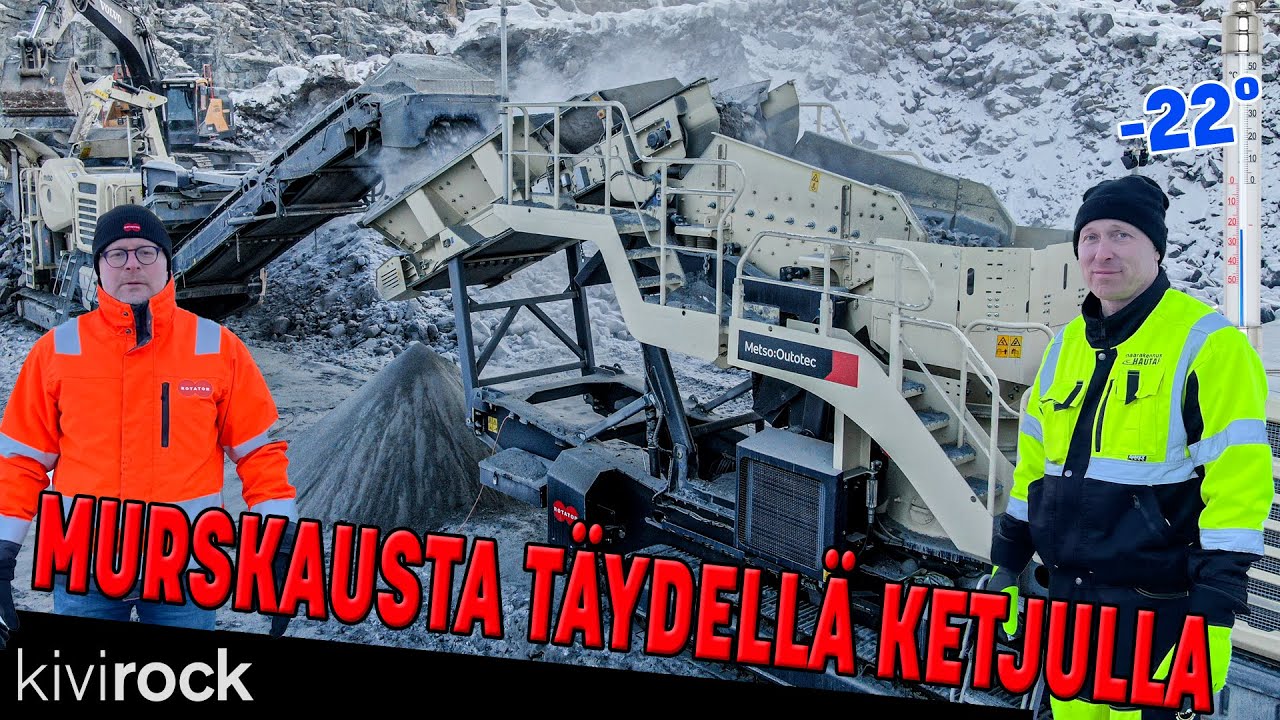 Tehokasta kiviainestuotantoa Pohjanmaalla