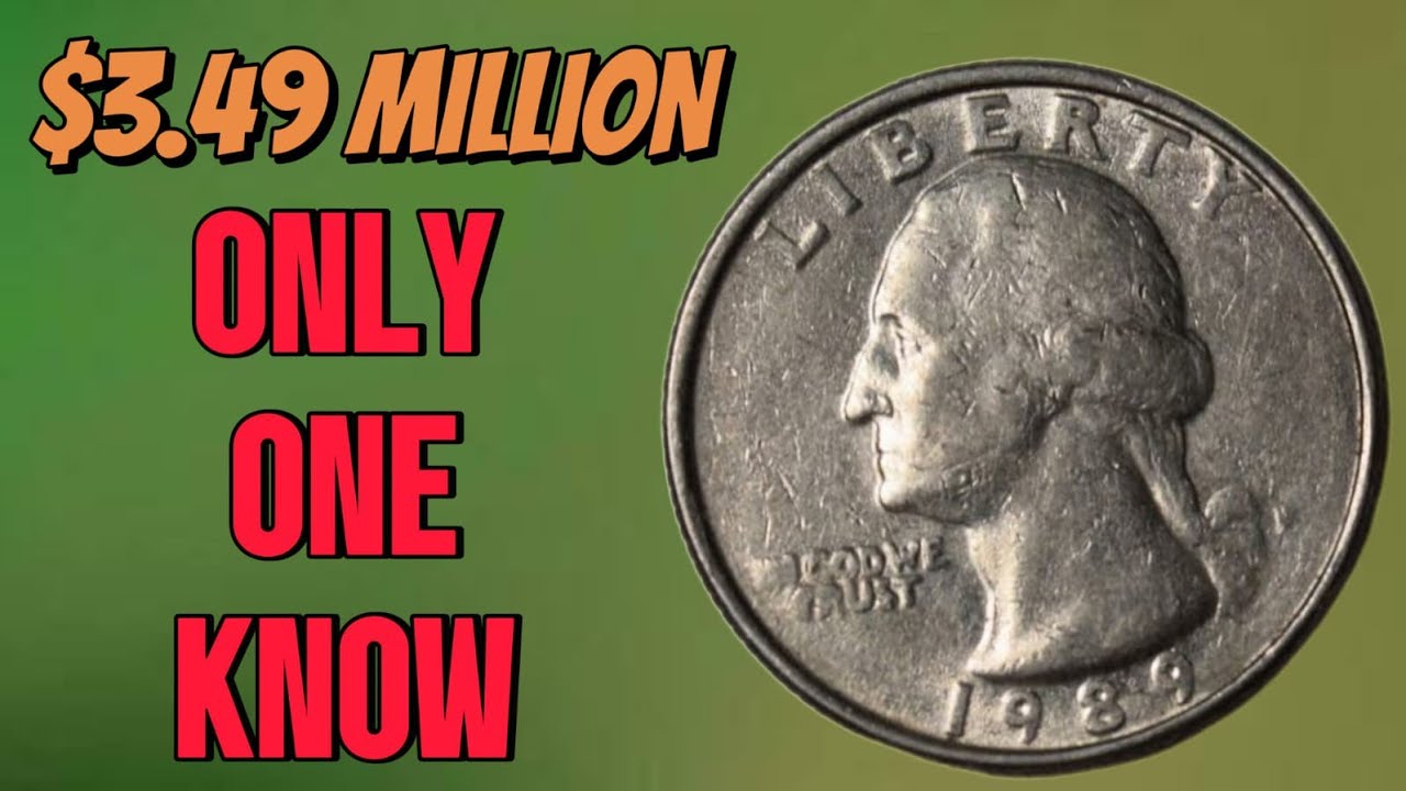 1989 Quarter Worth BIG MONEY Rare U S Quarter Dollar Coin to Look For