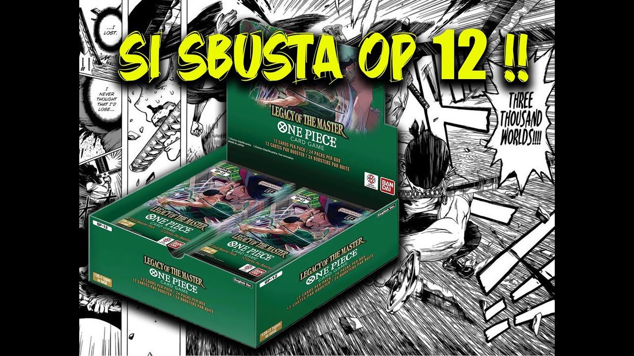 Box OP12 Legacy of the Master unboxing!