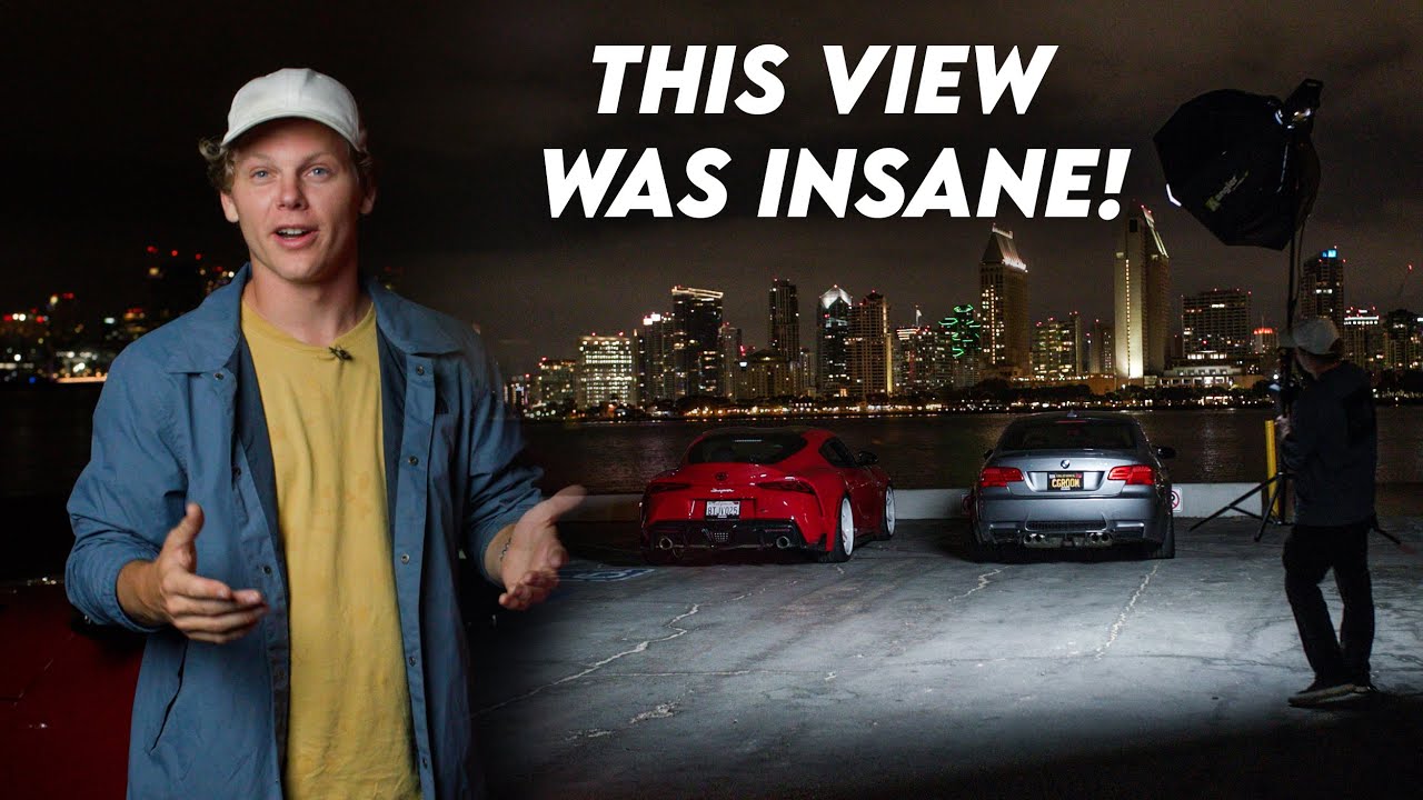 EXPLORING SAN DIEGO IN MY E92 M3 AND SUPRA + LIGHTPAINTING NIGHT PHOTOGRAPHY