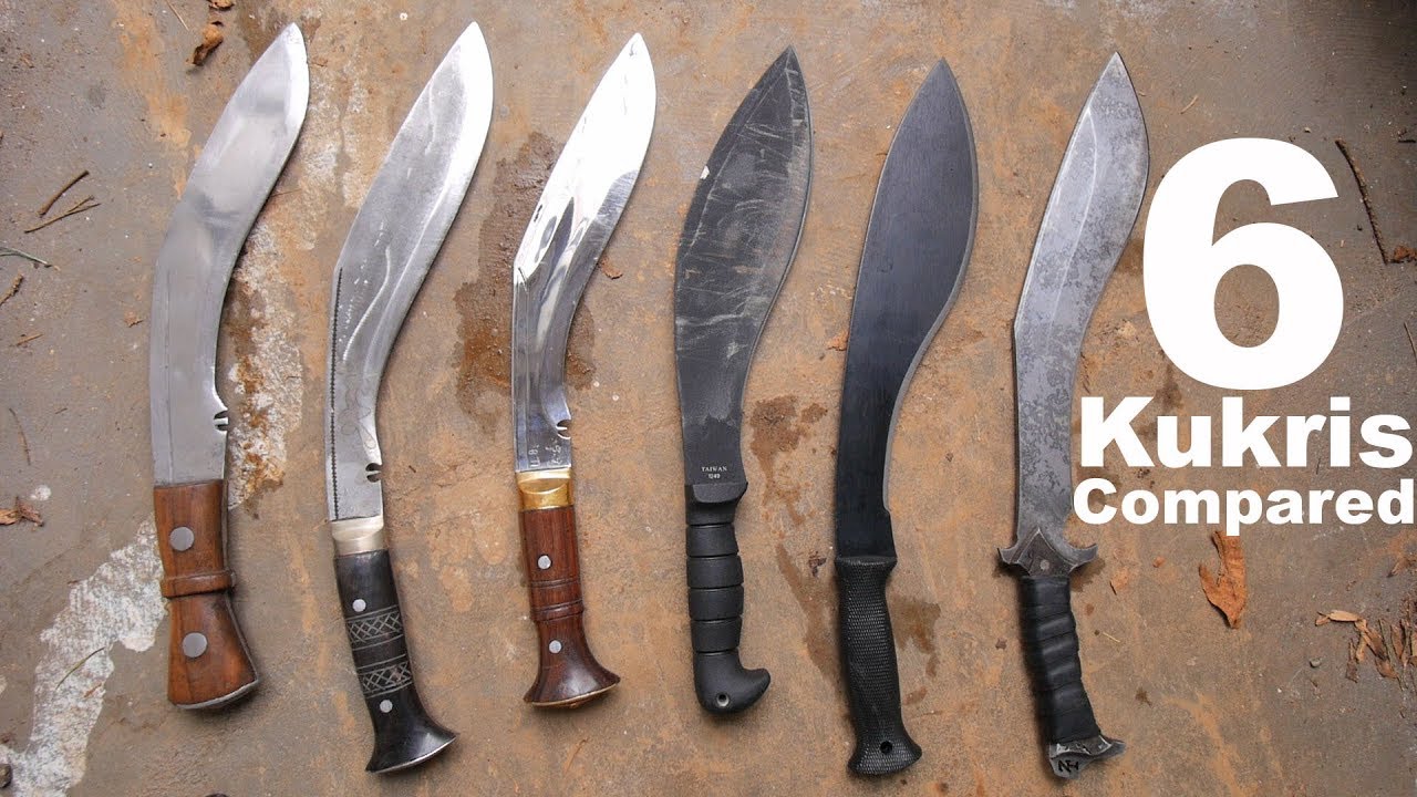 Сравнение 6 кукри: инструменты зомби Vakra, BudK, Ka-Bar, Cold Steel и Himalayan Imports