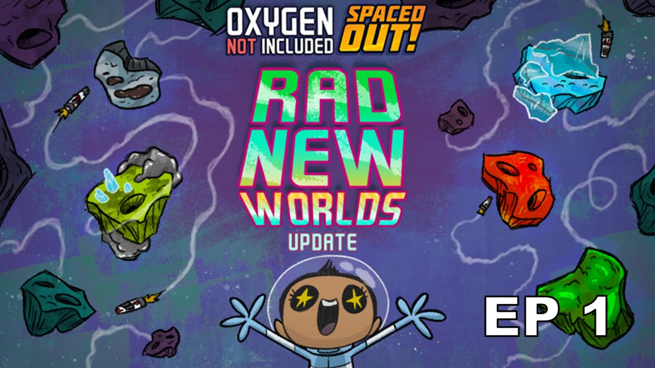 Oxygen Not Included Spaced Out Rad New Worlds Flipped Asteroid Ep 1