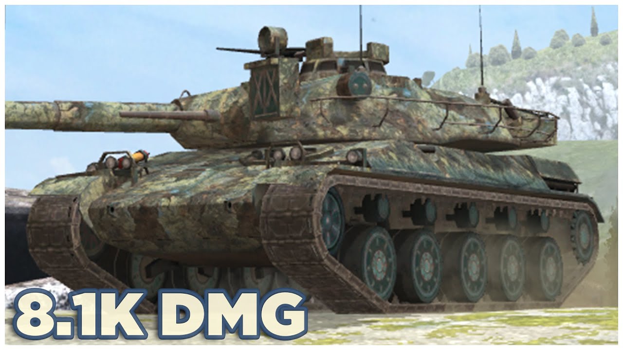 AMX 30 B &bull; 8.1К УРОНА &bull; 5 ФРАГОВ &bull; WoT Blitz