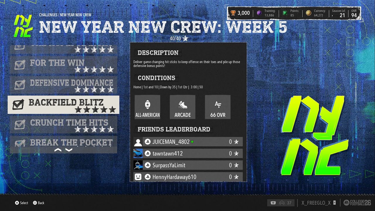 EA Sports College Football 26 Ultimate Team - New Year New Crew 