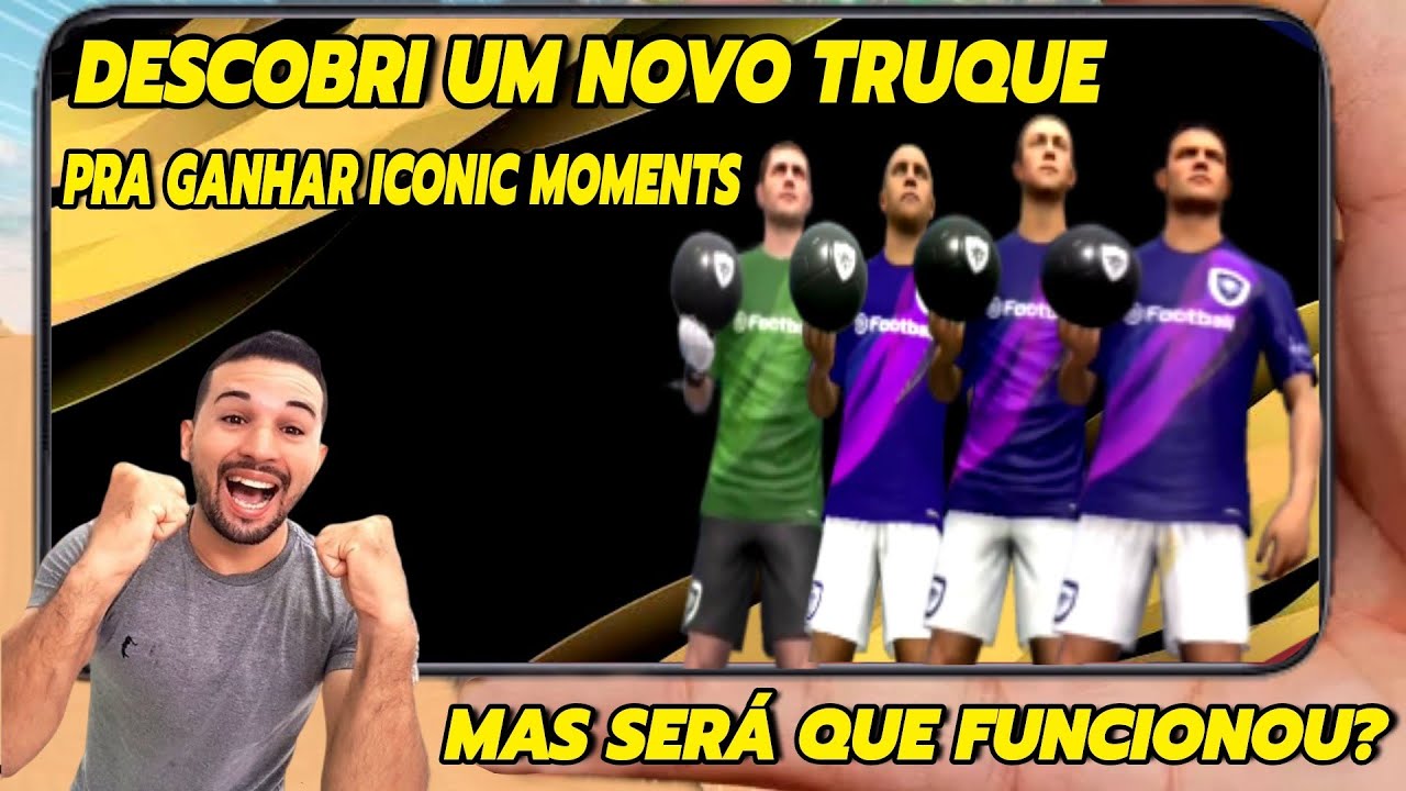 DESCOBRI UM NOVO TRUQUE PRA GANHAR ICONIC MOMENTS,MAS SERÁ QUE FUNCIONA NO PES 2020 MOBILE?