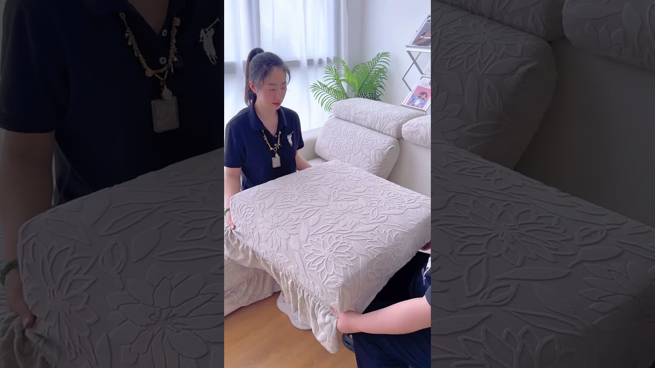 Chic Shield: Trendy Sofa Cover to Transform Your Living Room