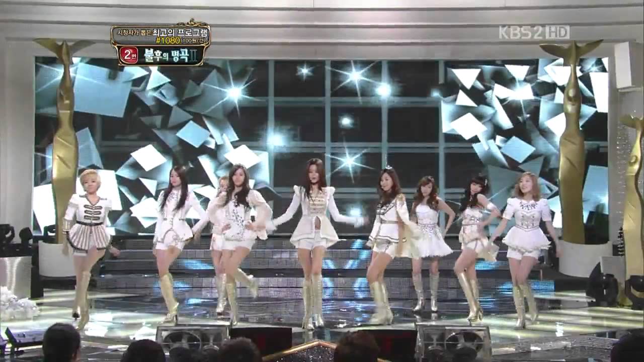 111224 SNSD - The Boys on 2011 KBS Entertainment Awards