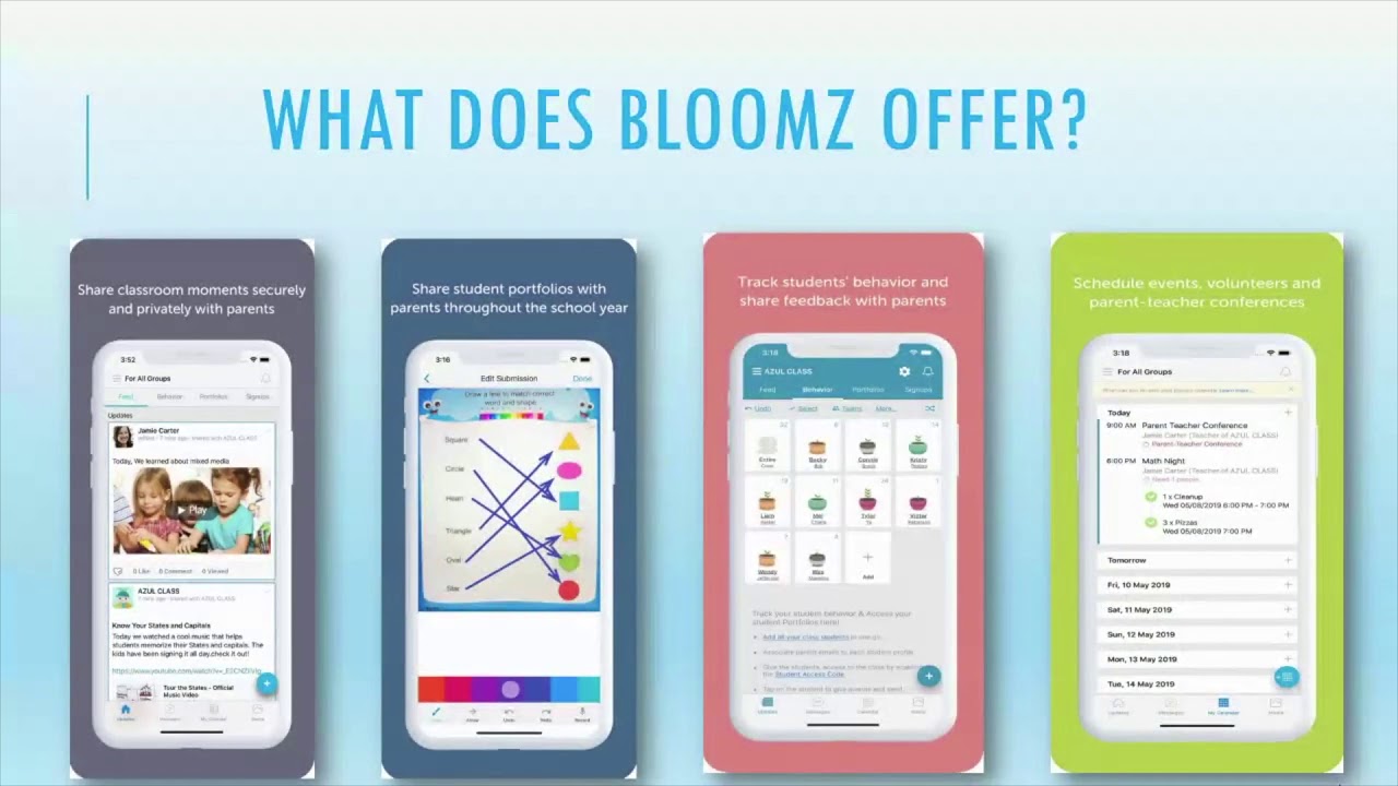 Bloomz School Communication App: How To (English)