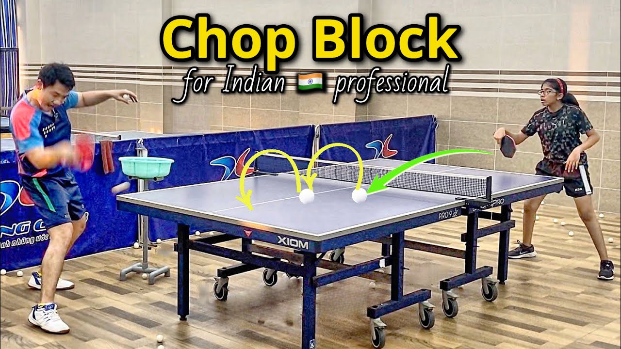 How to make Backhand Chop Block for Indian 🇮🇳 Professional Athletes