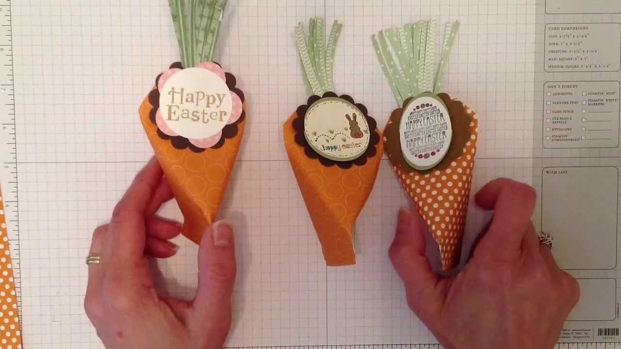 Easter Carrot Treat Holder