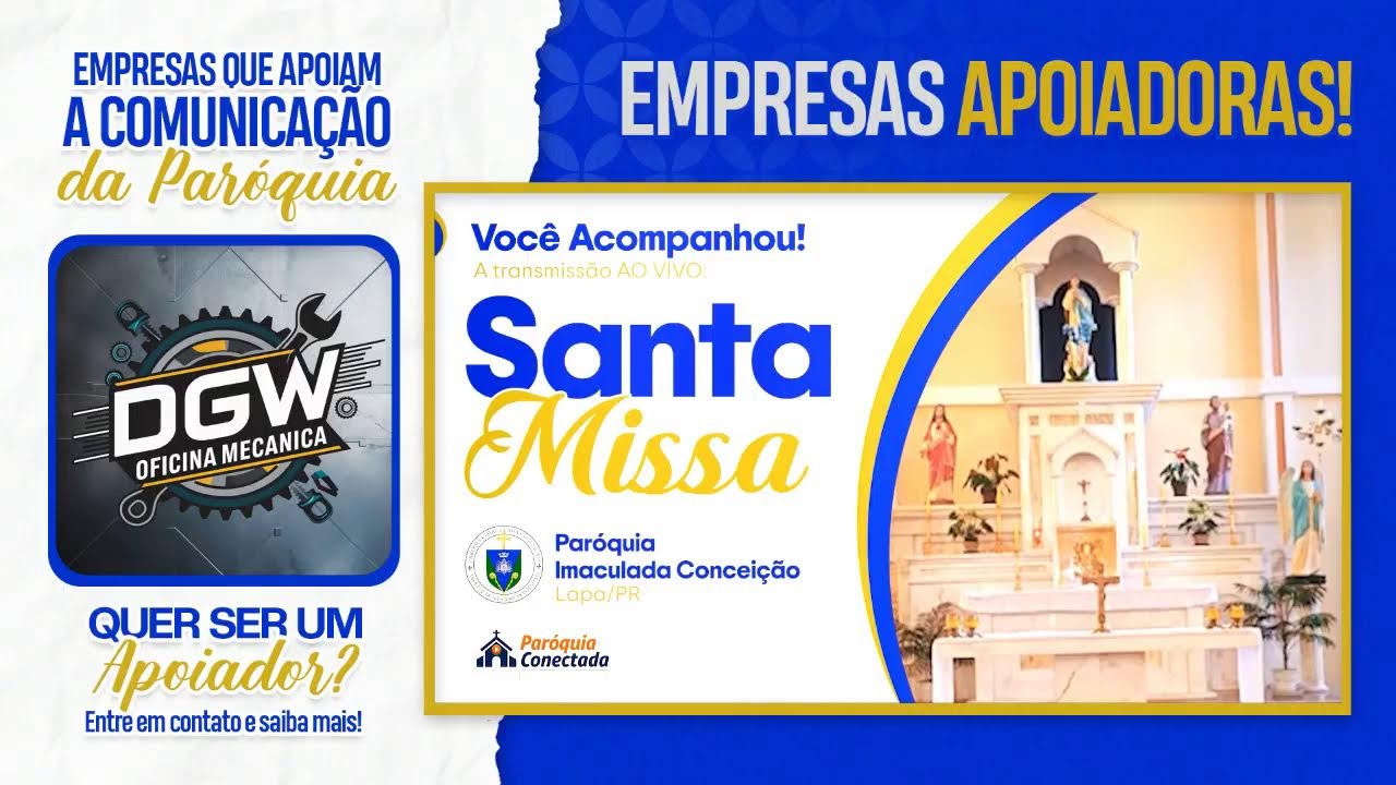 Santa Missa Solene - Festa Batismo do Senhor I Pe. Max Adriano 10.01.2026
