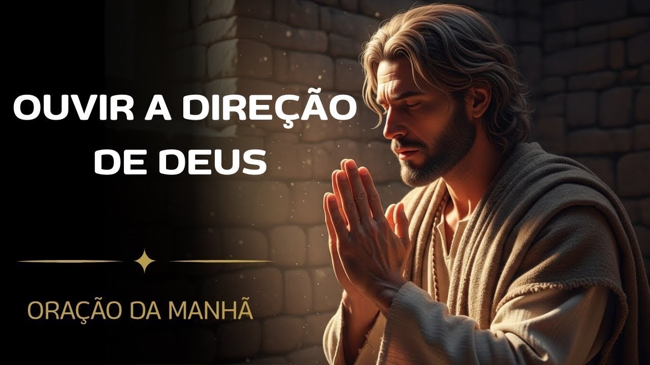 ORAÇÃO PARA OUVIR A DIREÇÃO DE DEUS - ORAÇÃO DA MANHÃ