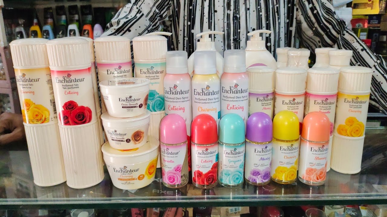 Enchanteur পাউডার,ক্রিম,রোল অন,বডি লোশন,বডি স্প্রের দাম জানুন