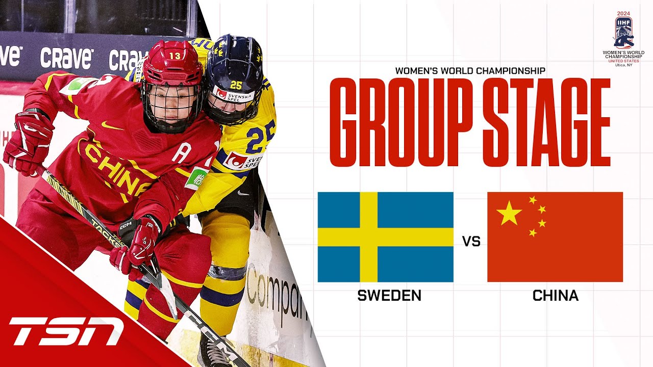 Sweden vs. China FULL HIGHLIGHTS | 2024 Women's World Hockey Championship