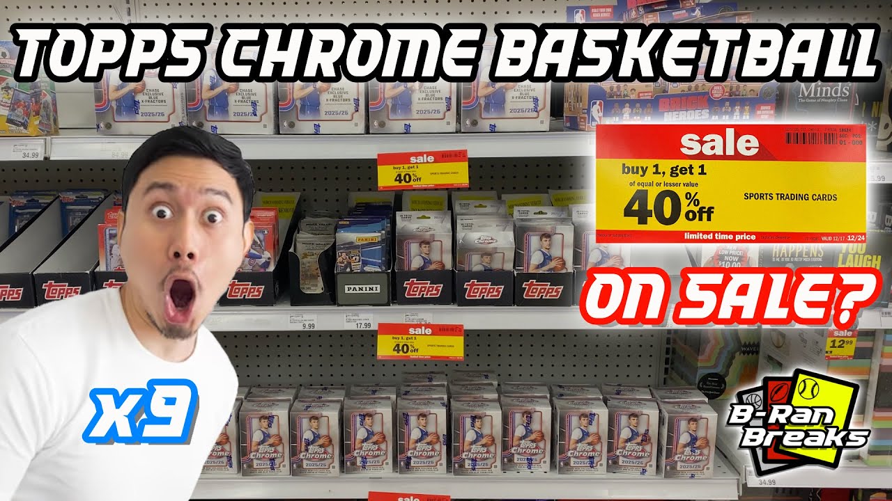 Баскетбольные мячи Topps Chrome со скидкой? 🤯 Коробки для баскетбольных мячей Topps Chrome сезона...
