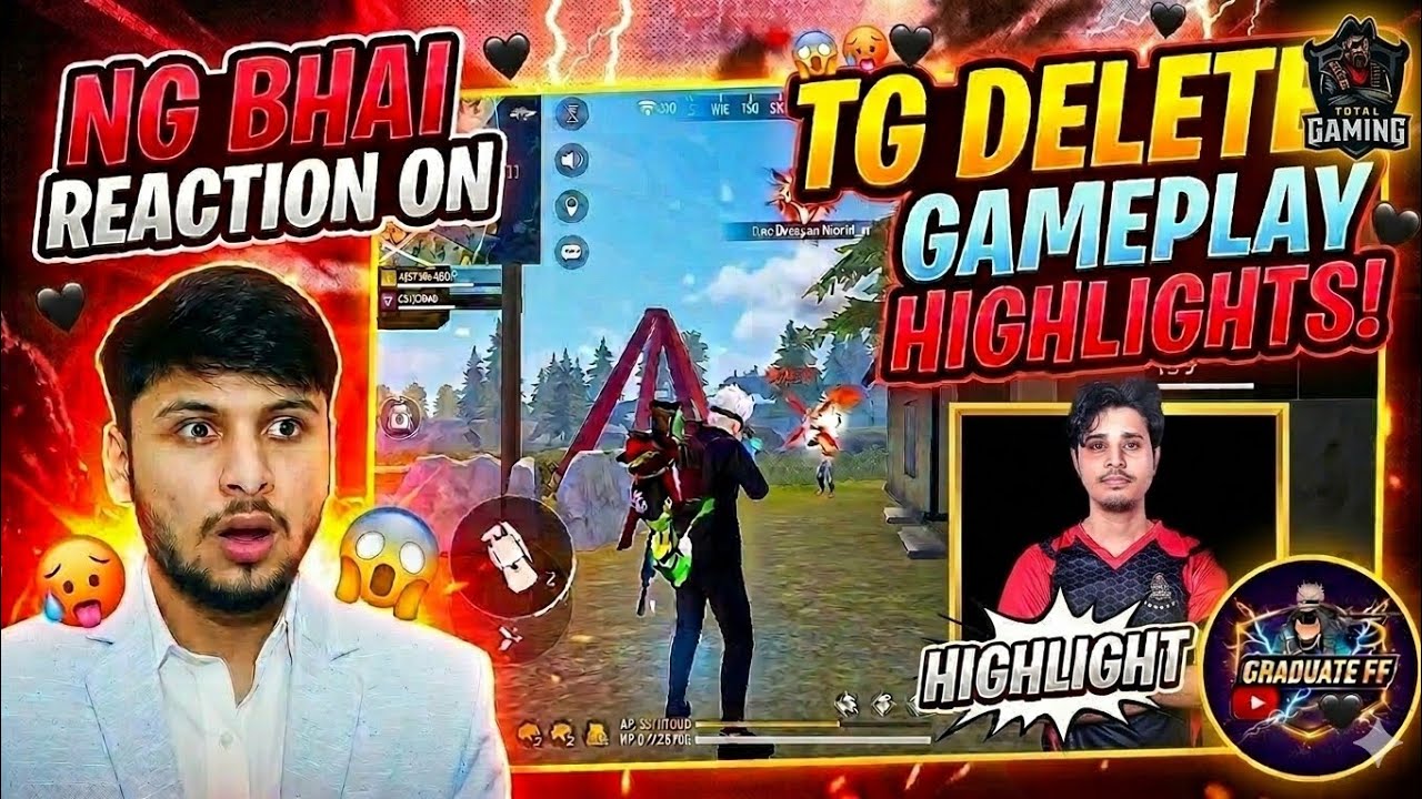 Nonstop Gaming Reaction On TG Delete Highlight 🖤😱🔥@NonstopGaming_ @FOZYAJAY @tgesports07 #tgesports 