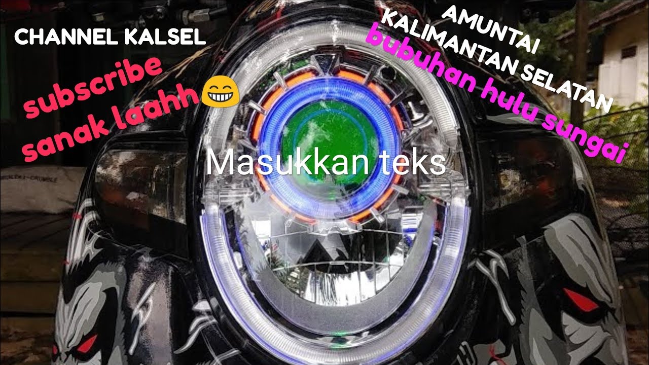🔴Cara pasang lampu Projie hid Honda Scoopy  LED,  #scoopy