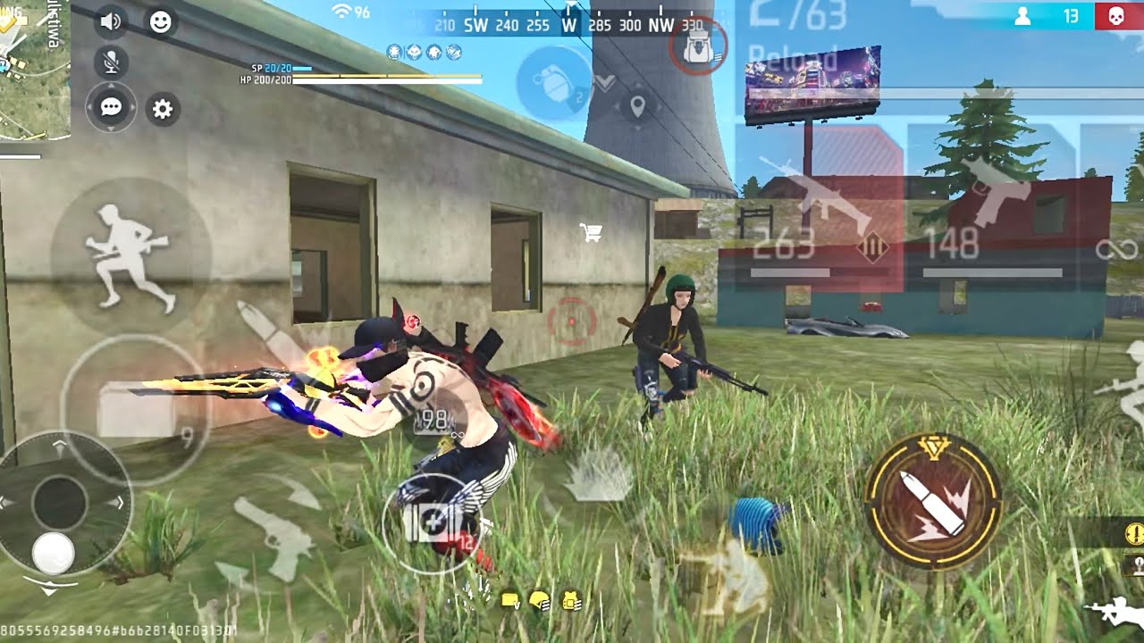 SCAR + SHOTGUN 16 KILLS BEST SOLO VS SQUAD GAMEPLAY - Garena Freefire 