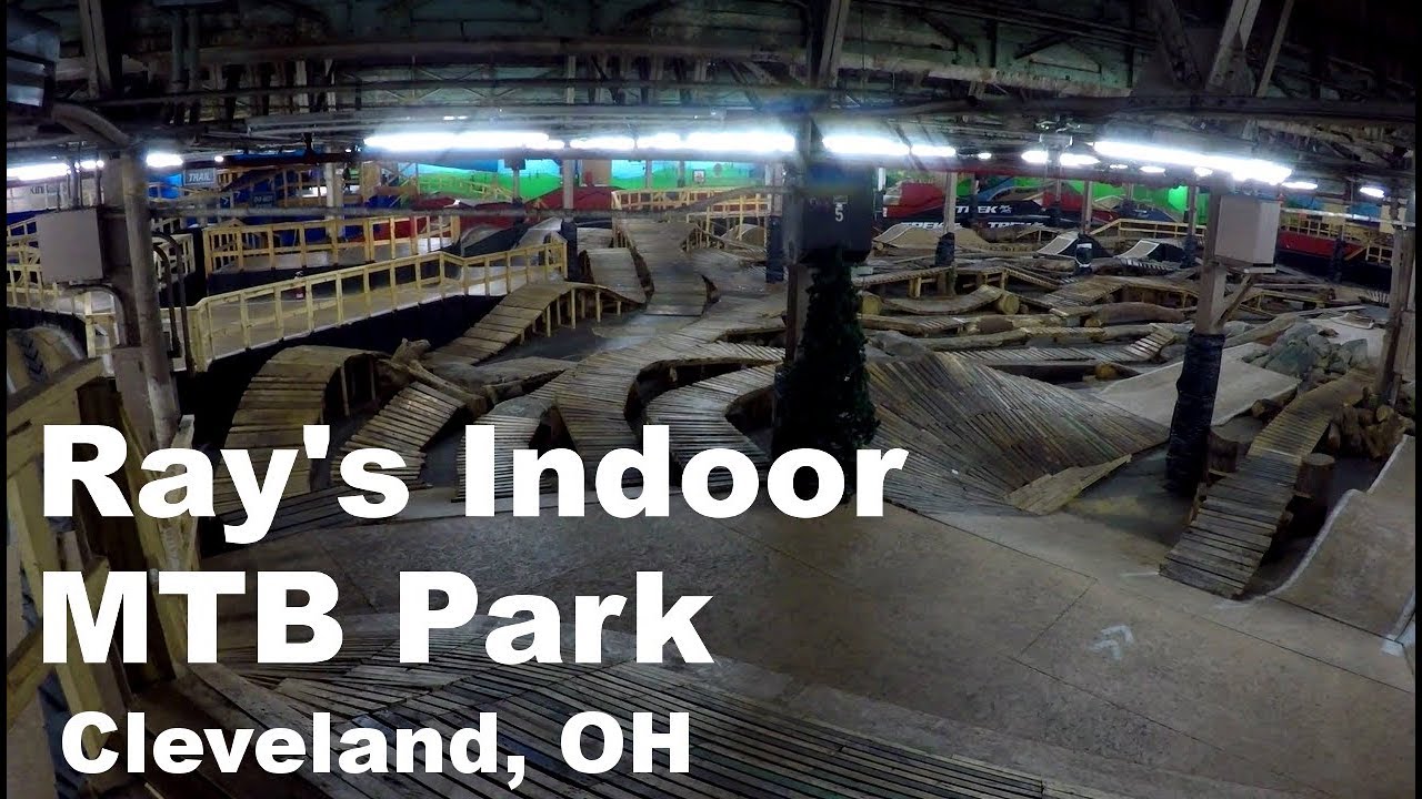 Mountain Biking in Winter Without Freezing?! | Ray's Indoor MTB Park | Cleveland, OH