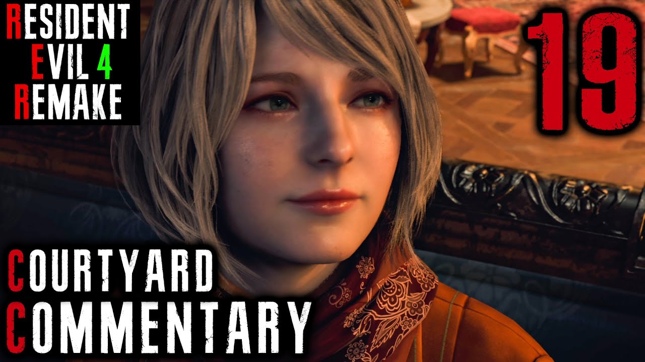 Leon's Pep Talk: Resident Evil 4 Remake Walkthrough Part 19 - Courtyard With Ashley