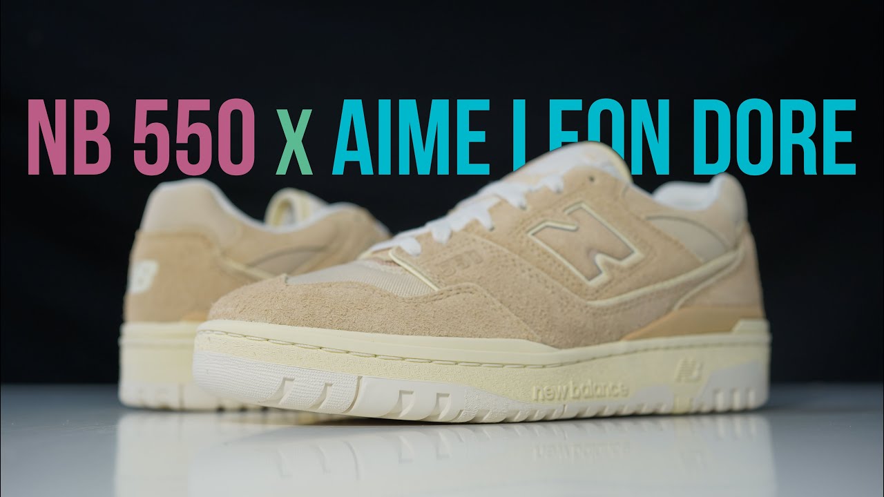NEW BALANCE 550 x AIME LEON DORE (grey suede) | Unboxing, review & on feet