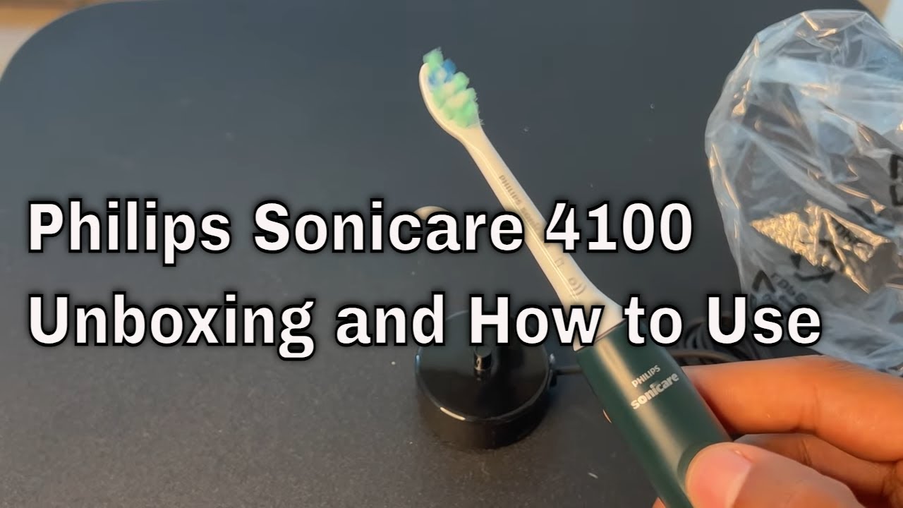 Philips Sonicare 4100 Toothbrush - Unboxing and How to Use
