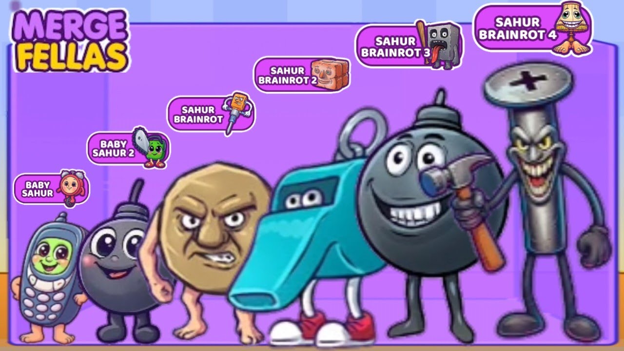 Anomaly Merge Fellas BOSS + BOSS SAHUR BRAINROT FAMILY ⁉️ New Update - The Ultimate Max Level