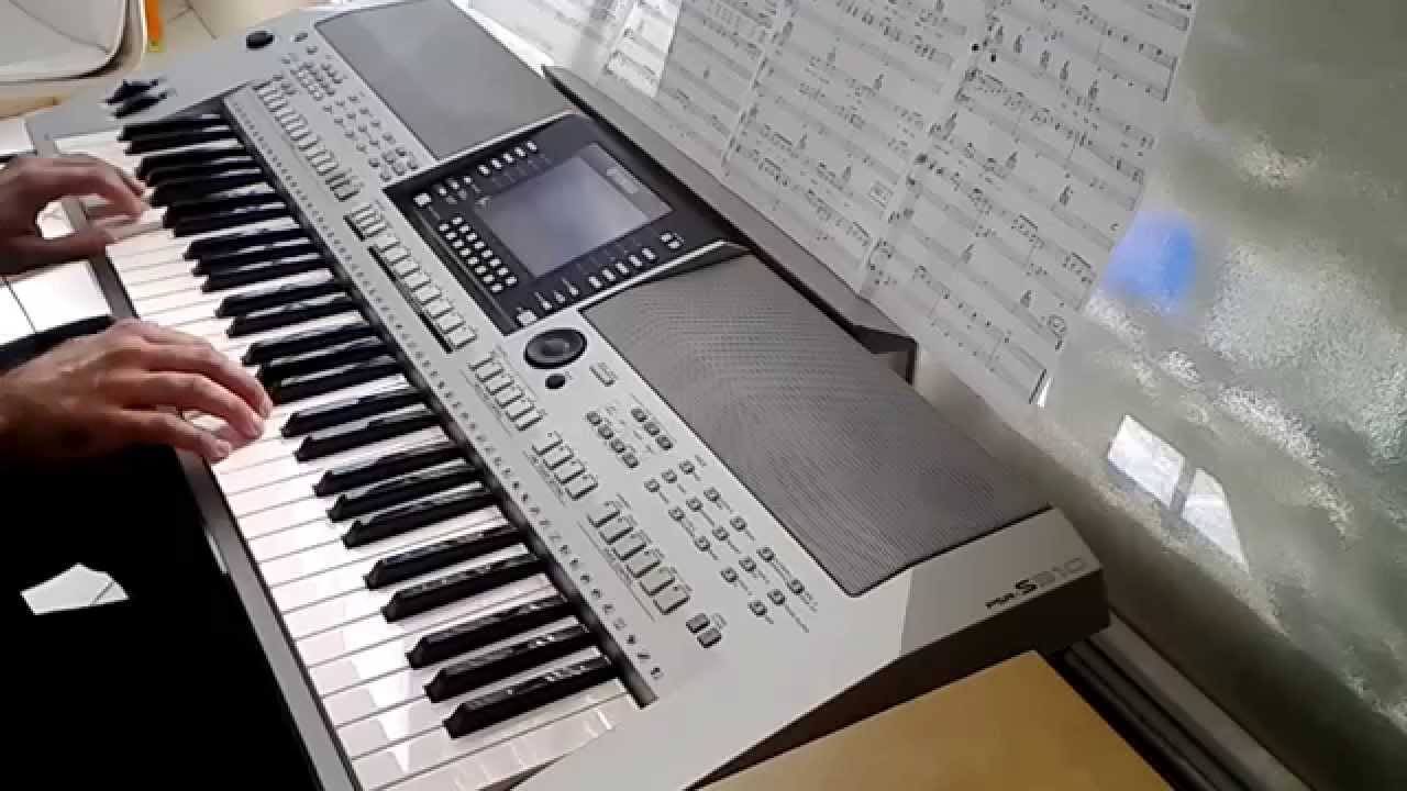 Eric Clapton - Wonderful Tonight, Cover On Yamaha PSR-S910 Keyboard
