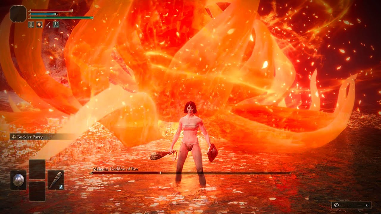 Elden Ring - Malenia, Blade of Miquella. RL1, No Damage, Parry Only.