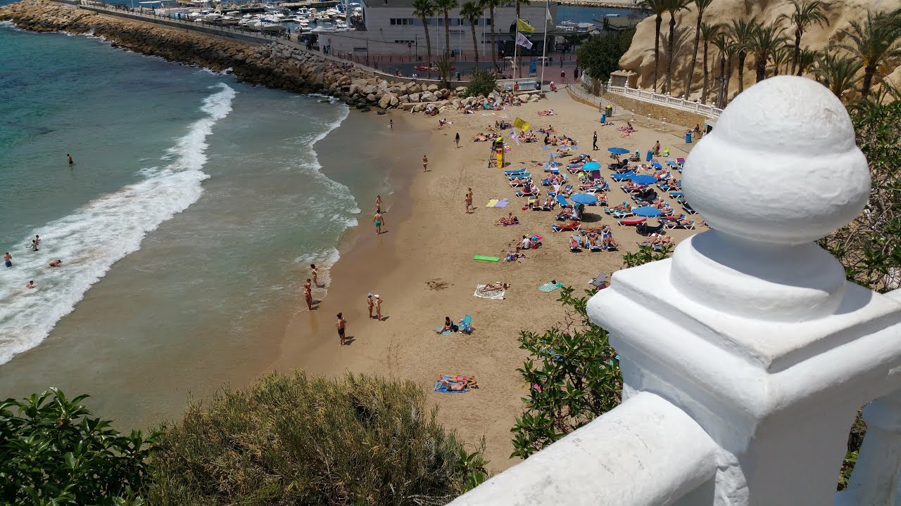 Benidorm séta, tengerpart, óváros, tapas bár