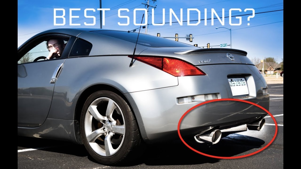SPEC-D Nissan 350Z Cat-back LOUD (Before, After)