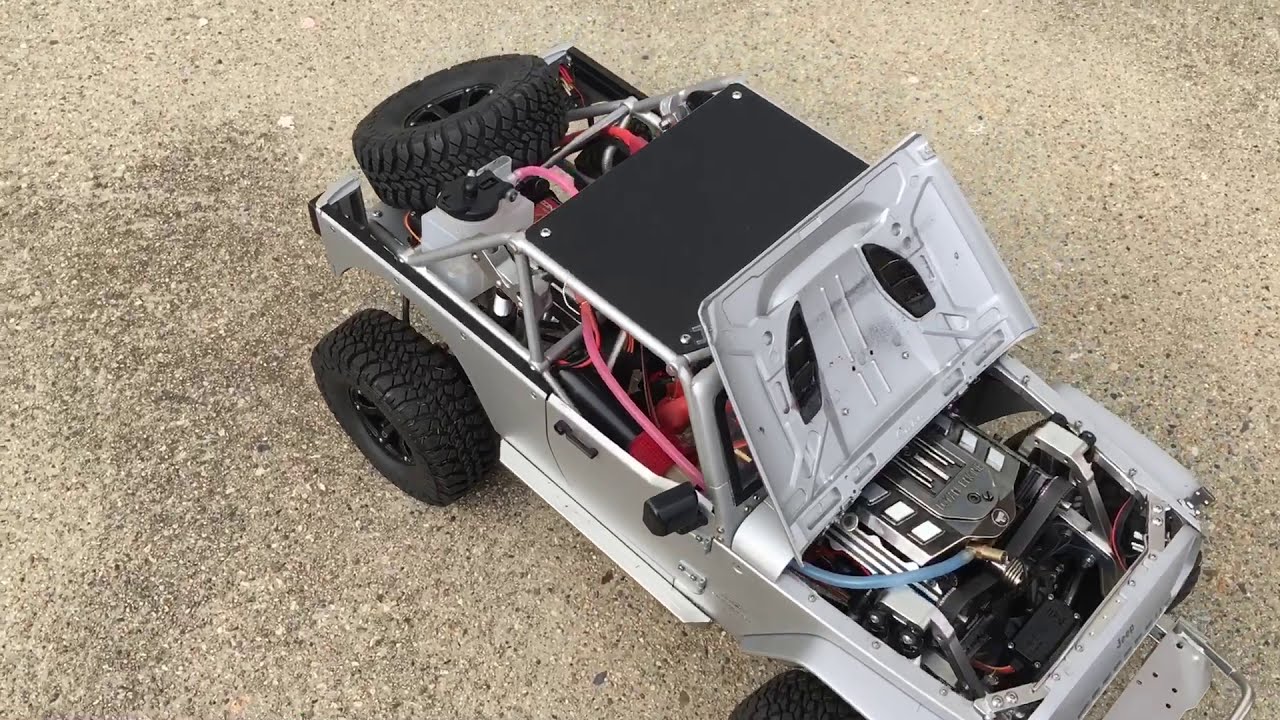 TOYAN V400 NITRO ENGINE JKMAX CONVERSION TEST DRIVE