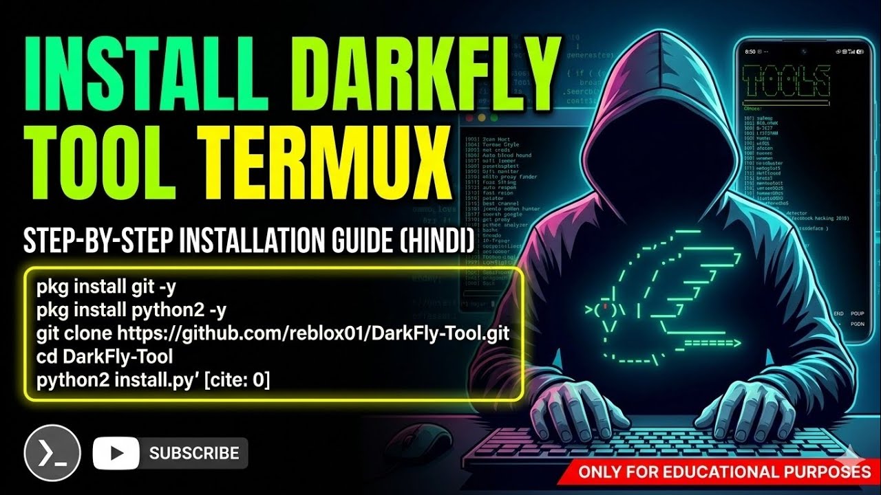 How to Install DarkFly Tool in Termux | 500+ Tools in One Click (2026)