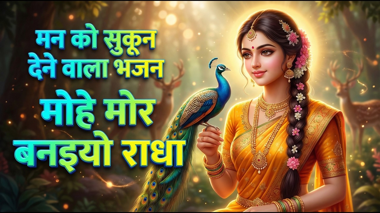 मोहे मोर बनइय्यो राधा | Mohe Mor Banaiyo Radha Apne Vrindavan Ko | Peaceful Radha Krishna Bhajan
