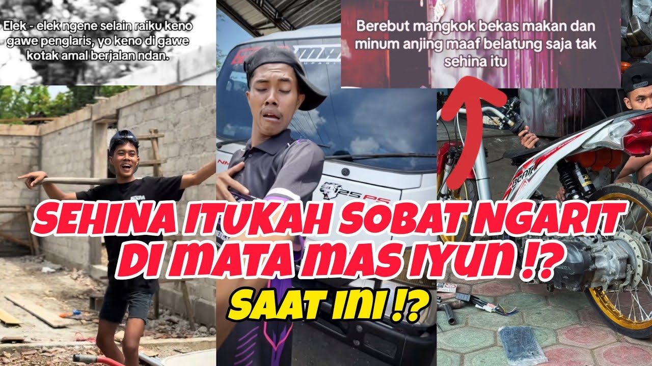 MAS IYUN MENYAMAKAN SOBAT NGARIT DENGAN WADAH MAKAN 4NJ1NG ⁉️ SEHINA ITUKAH ⁉️