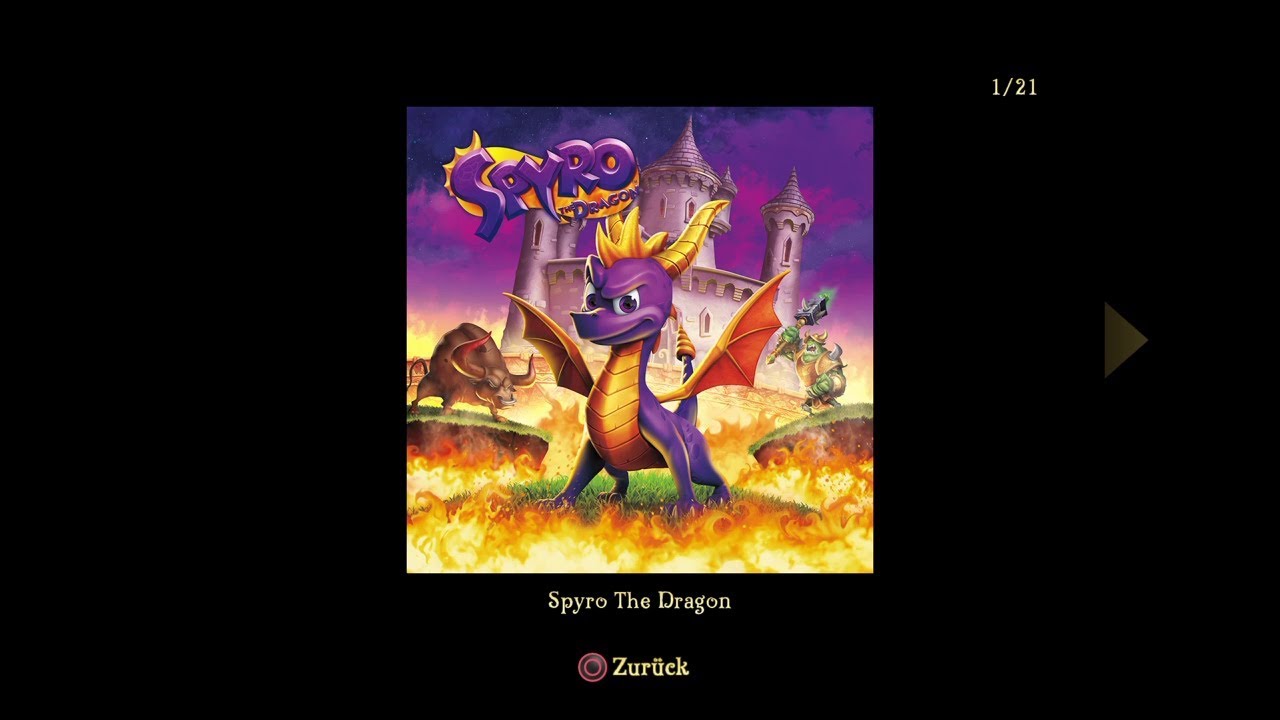 SPYRO THE DRAGON : BONUS - Kunstgalerie
