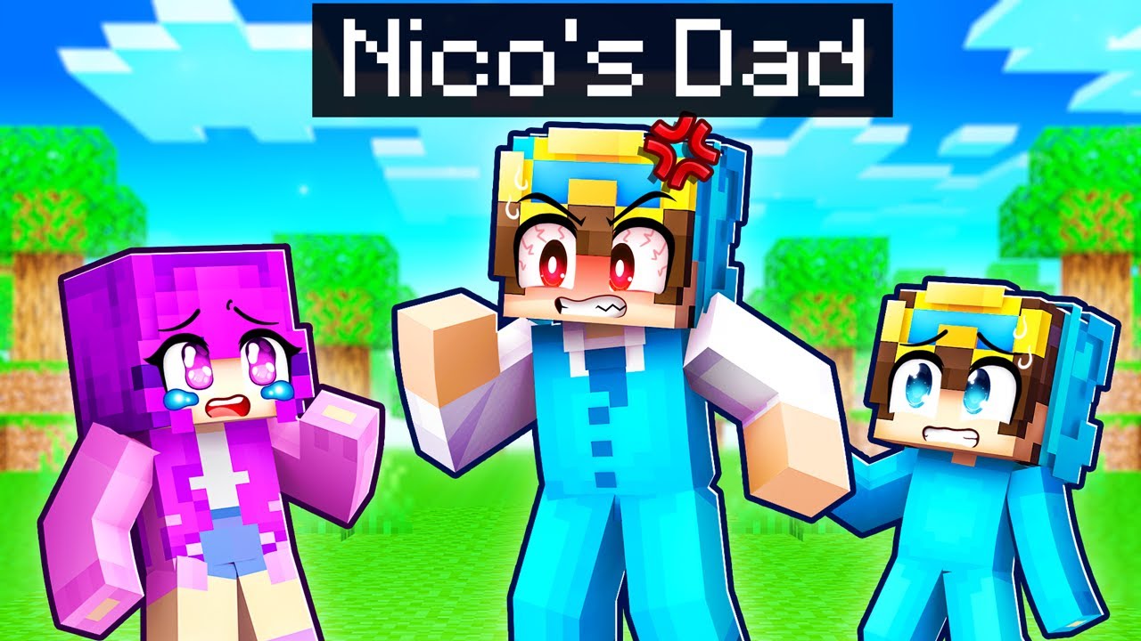 Зои встречает отца Нико в Minecraft!