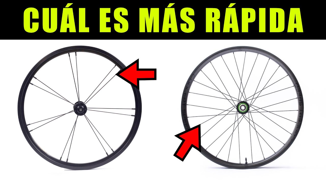 ¿EL NÚMERO DE RADIOS O RAYOS INFLUYE EN LA VELOCIDAD? 🚲 SALUD CICLISTA