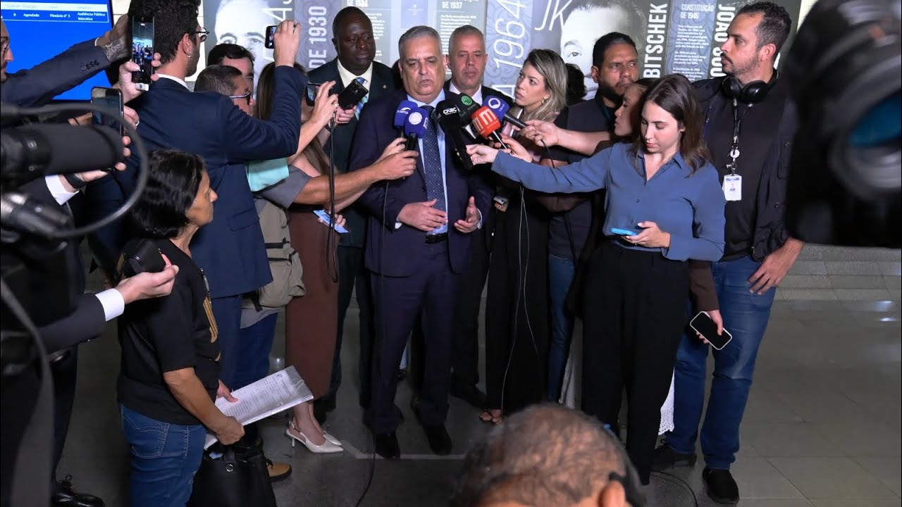 27/03/2026 Entrevista coletiva - Alfredo Gaspar desmoraliza deputado criminoso do PT