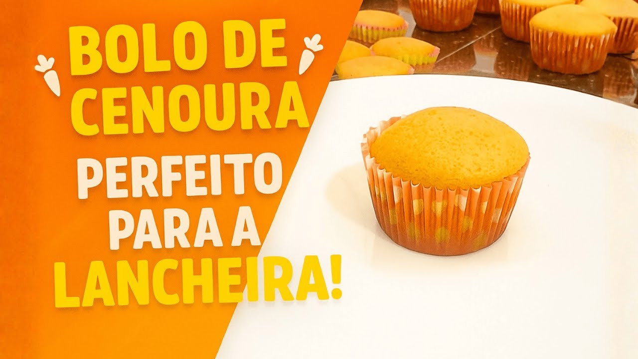 Bolo de Cenoura Fofinho e Fácil | Receita para Lanche Escolar – Facim de Fazê