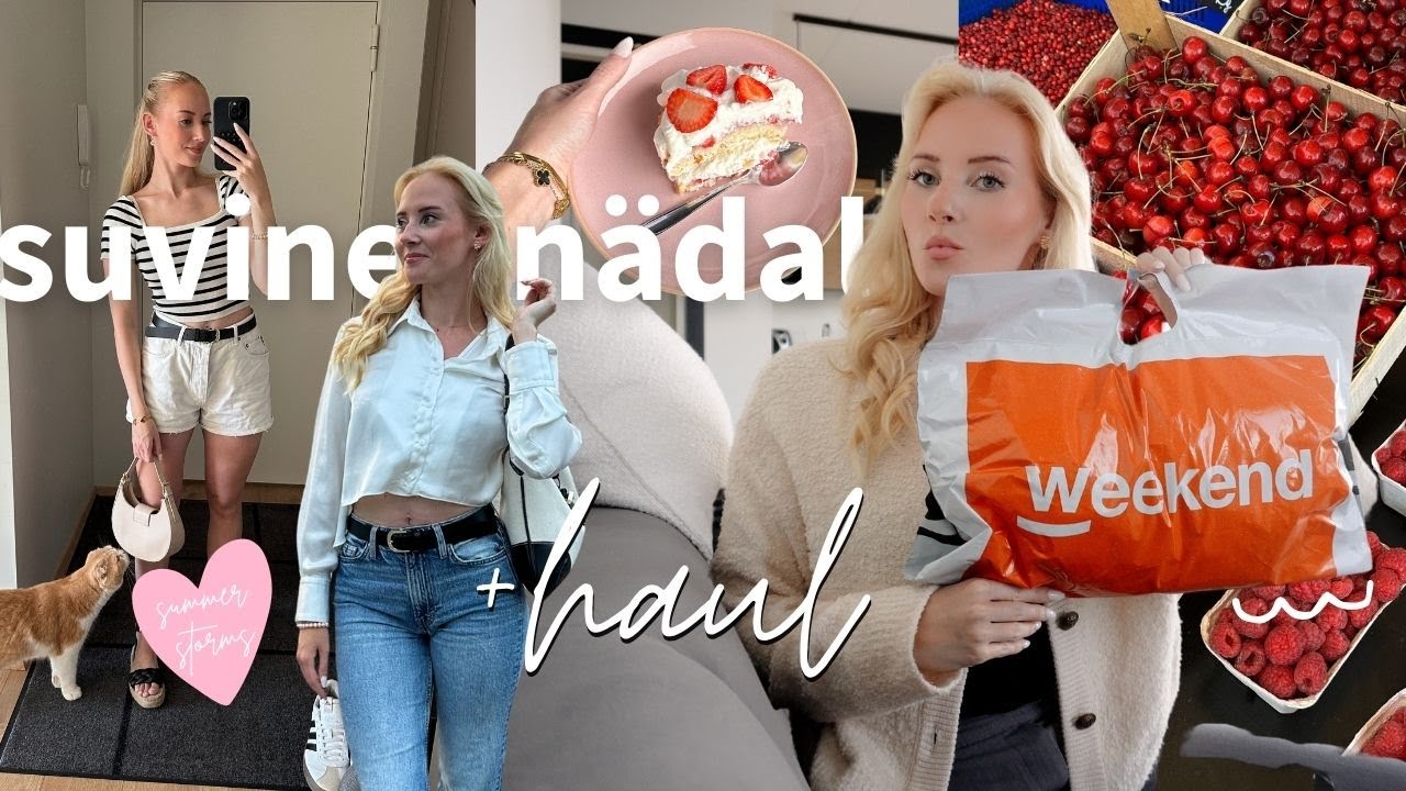 *soft girl summer* // küpsetame, self-care, riiete haul 🌸