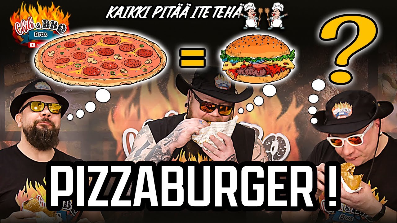Kaikki pitää ite tehä | PIZZABURGER !