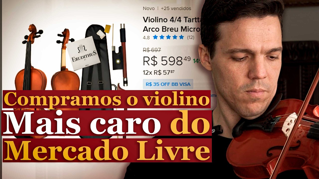 Comparamos o Violino Mais Barato com o 