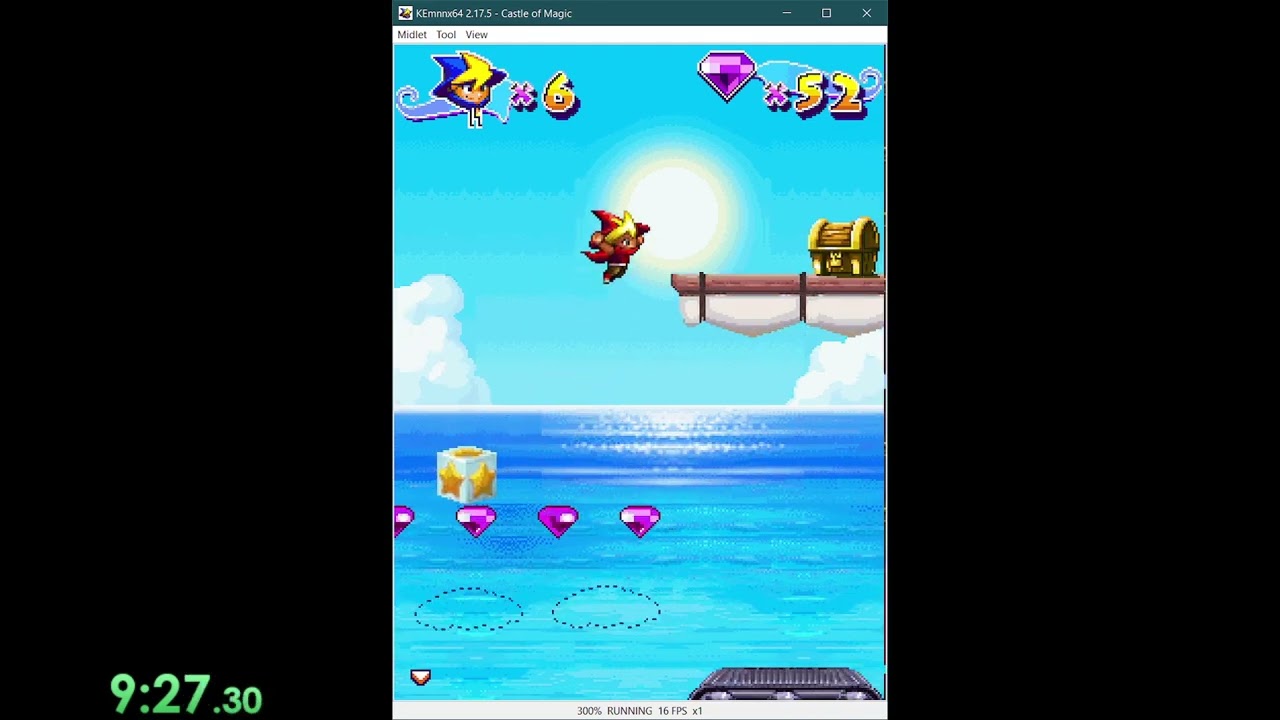 Castle of Magic (J2ME, 600kb ver.) speedrun in 37:35 (Emu)